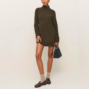 Reformation Olive Knit Sweater